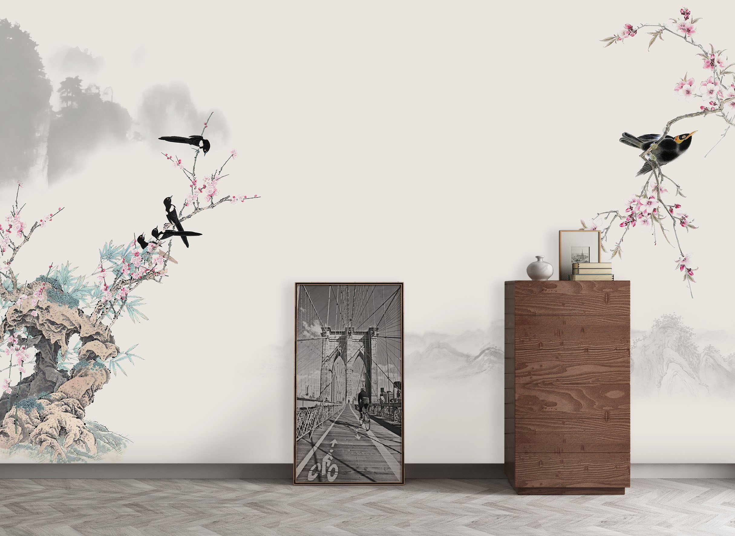 3D Bamboo Forest 1598 Wall Murals
