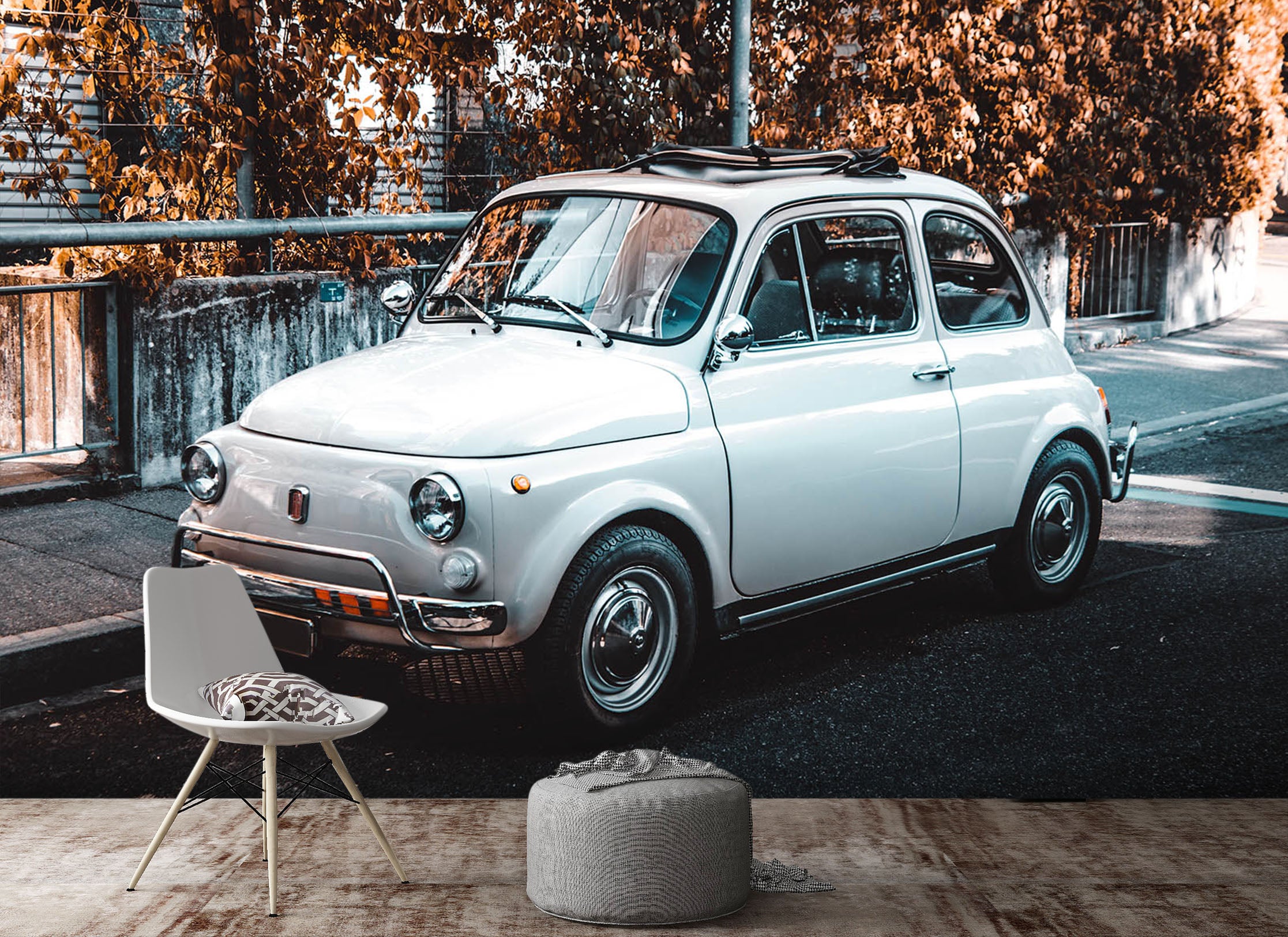 3D Cool Classic Car 107 Vehicle Wall Murals