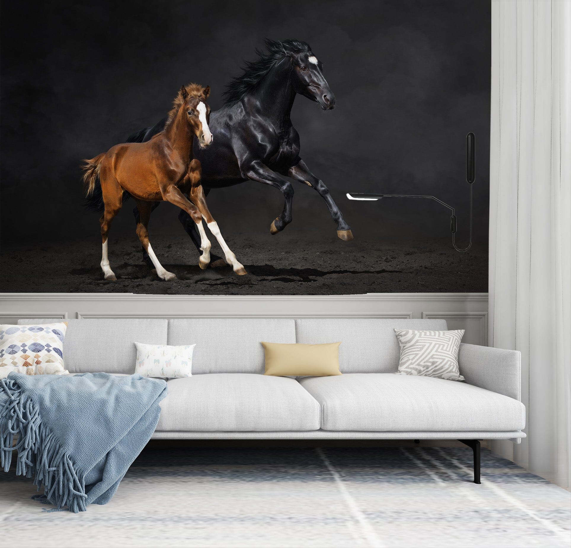 3D Dark Horse 111 Wall Murals Wallpaper AJ Wallpaper 2 