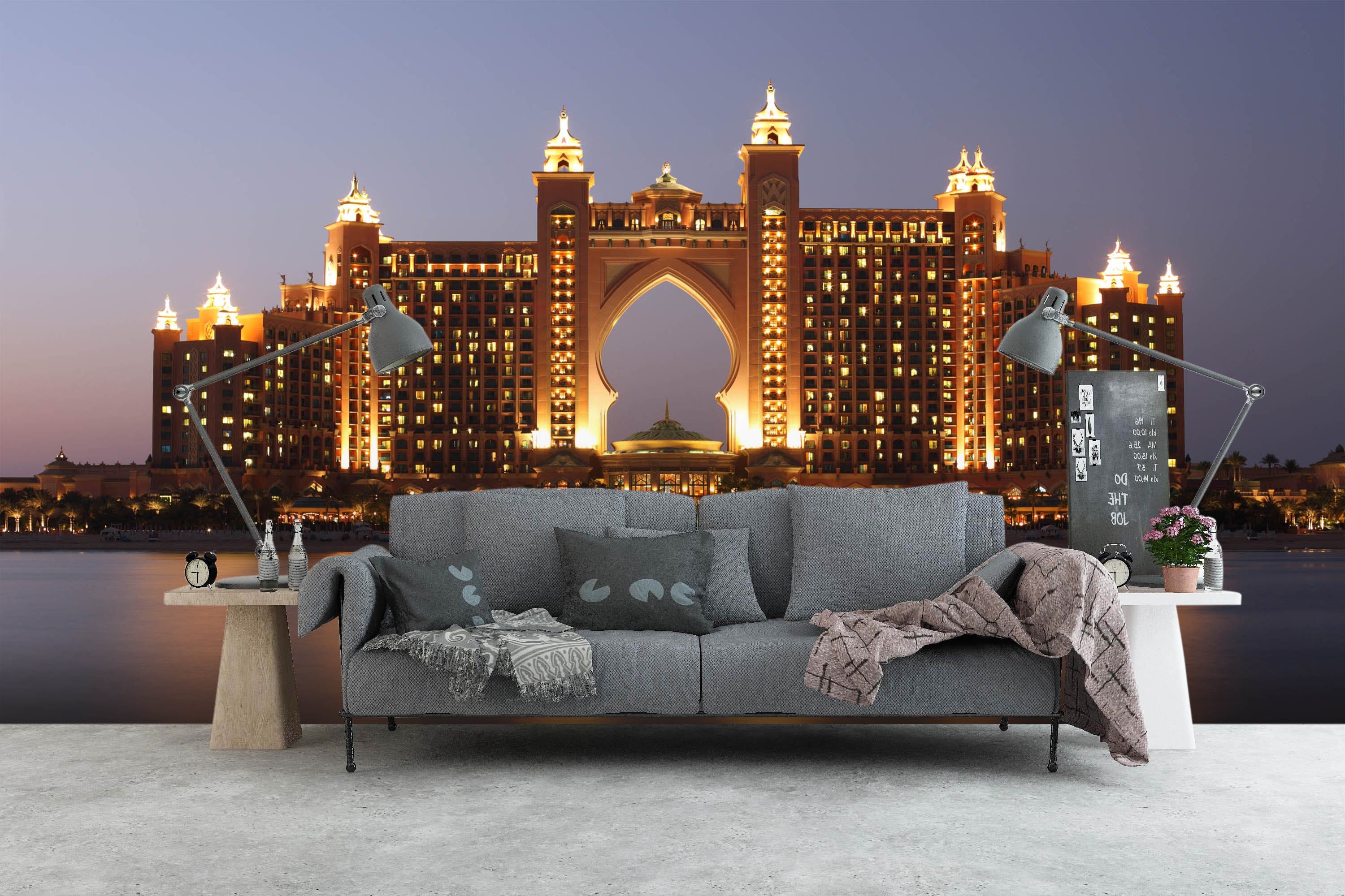 3D Night City 1482 Wall Murals Wallpaper AJ Wallpaper 2 
