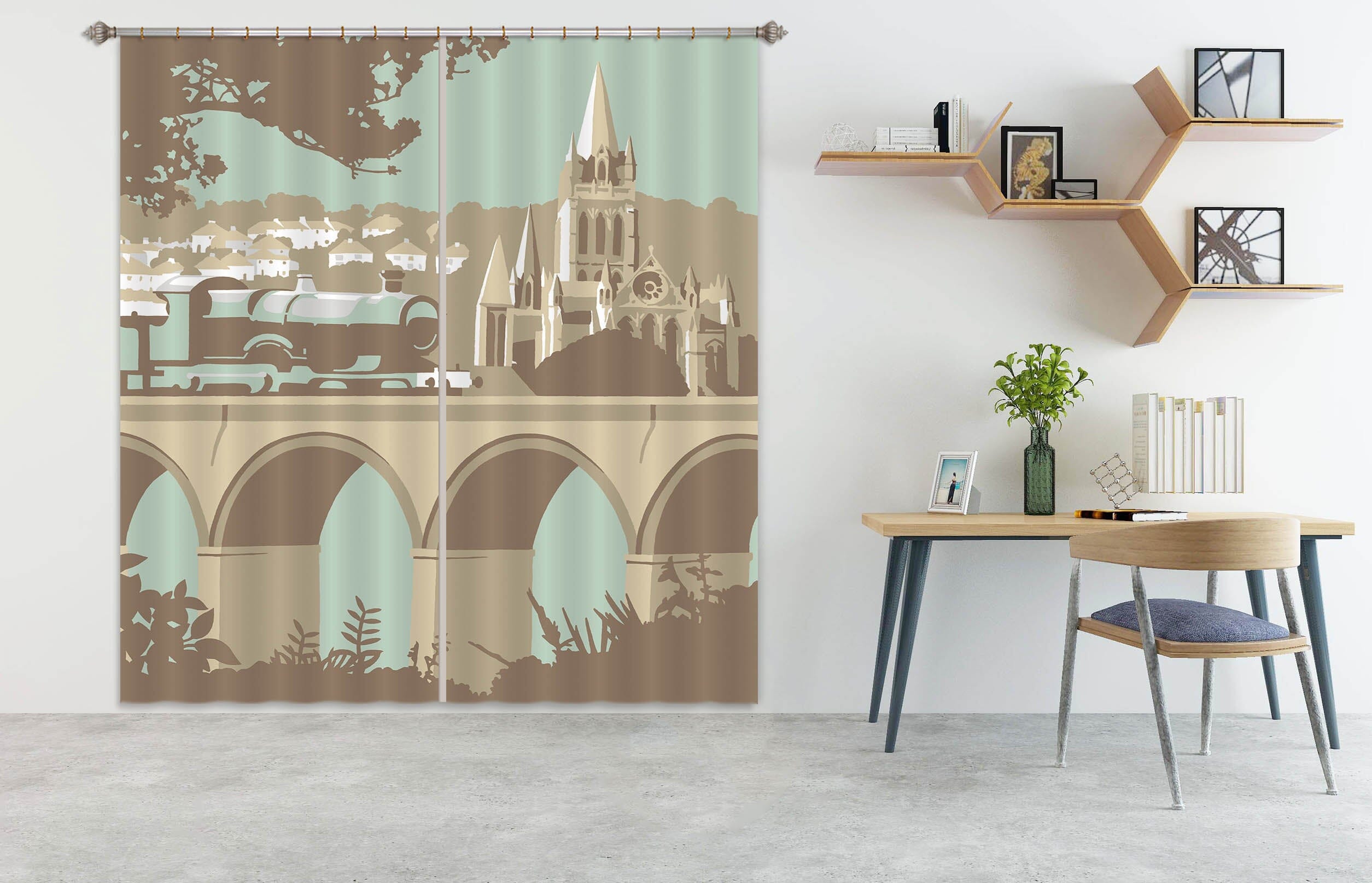 3D Truro 166 Steve Read Curtain Curtains Drapes Curtains AJ Creativity Home 