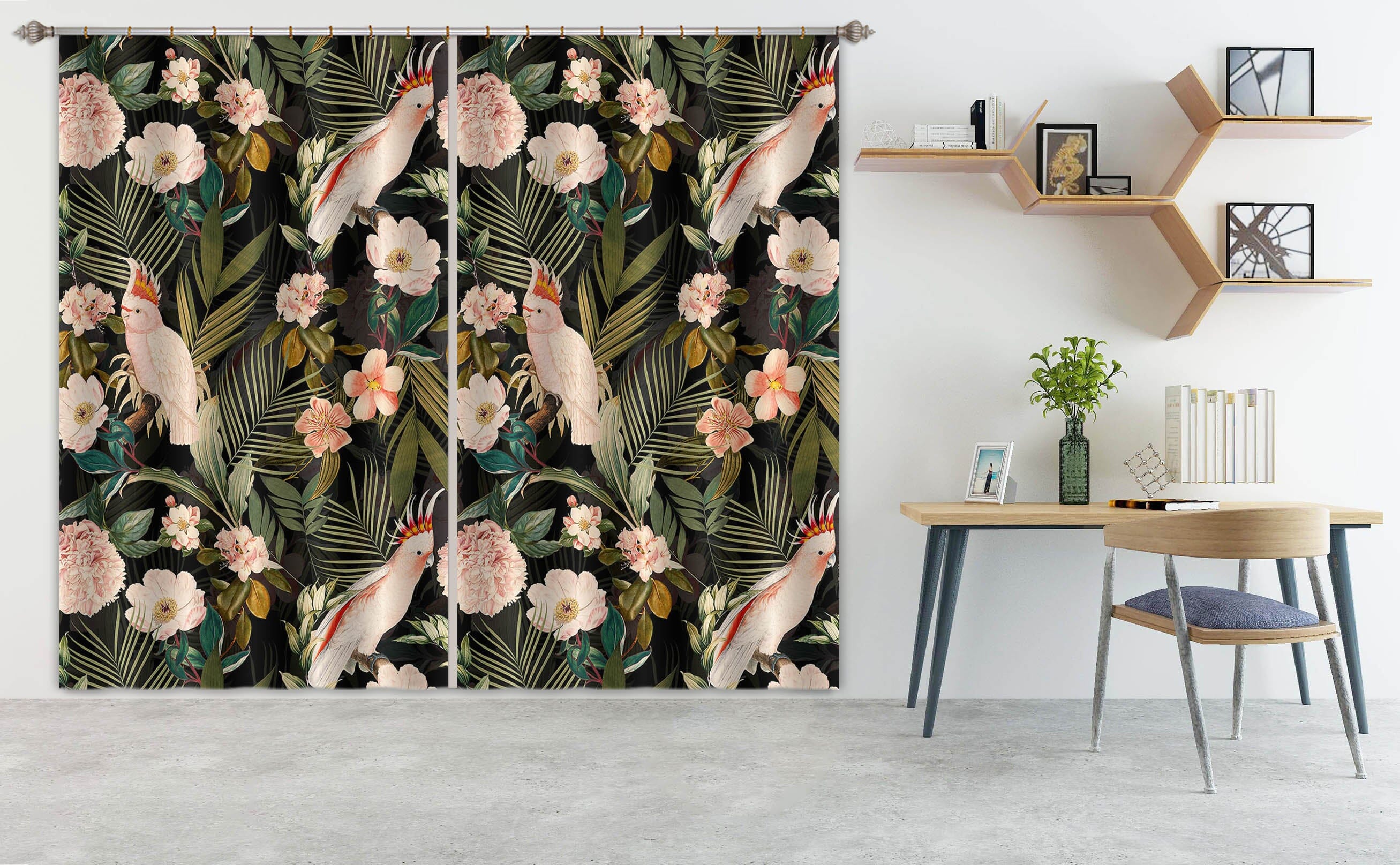 3D Grow Quietly 136 Uta Naumann Curtain Curtains Drapes Curtains AJ Creativity Home 