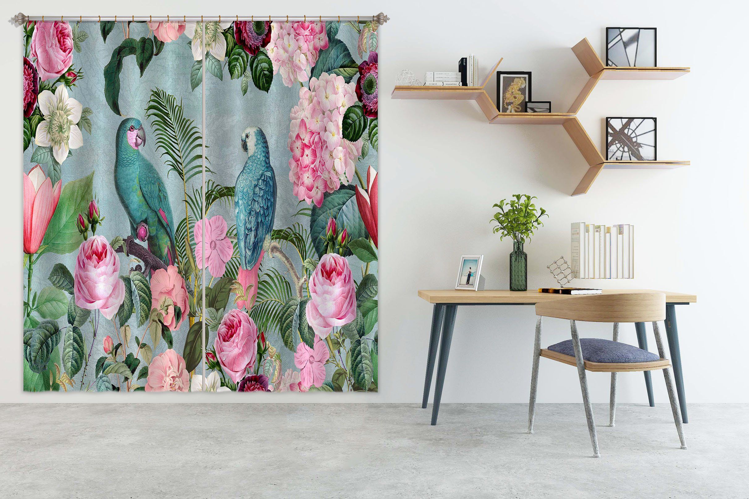 3D Bird Friends 067 Andrea haase Curtain Curtains Drapes Curtains AJ Creativity Home 