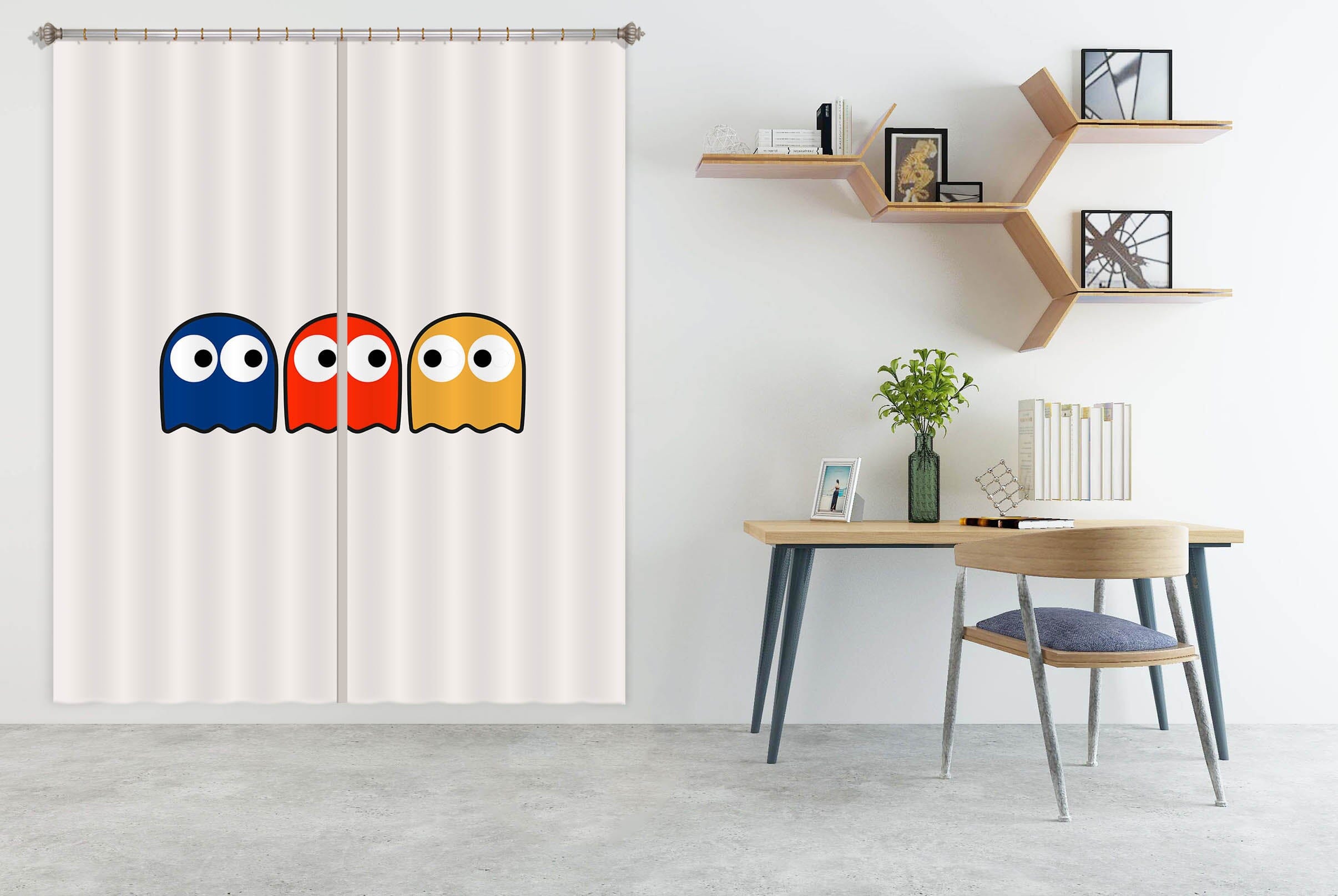 3D Colorful Octopus 1078 Boris Draschoff Curtain Curtains Drapes Curtains AJ Creativity Home 