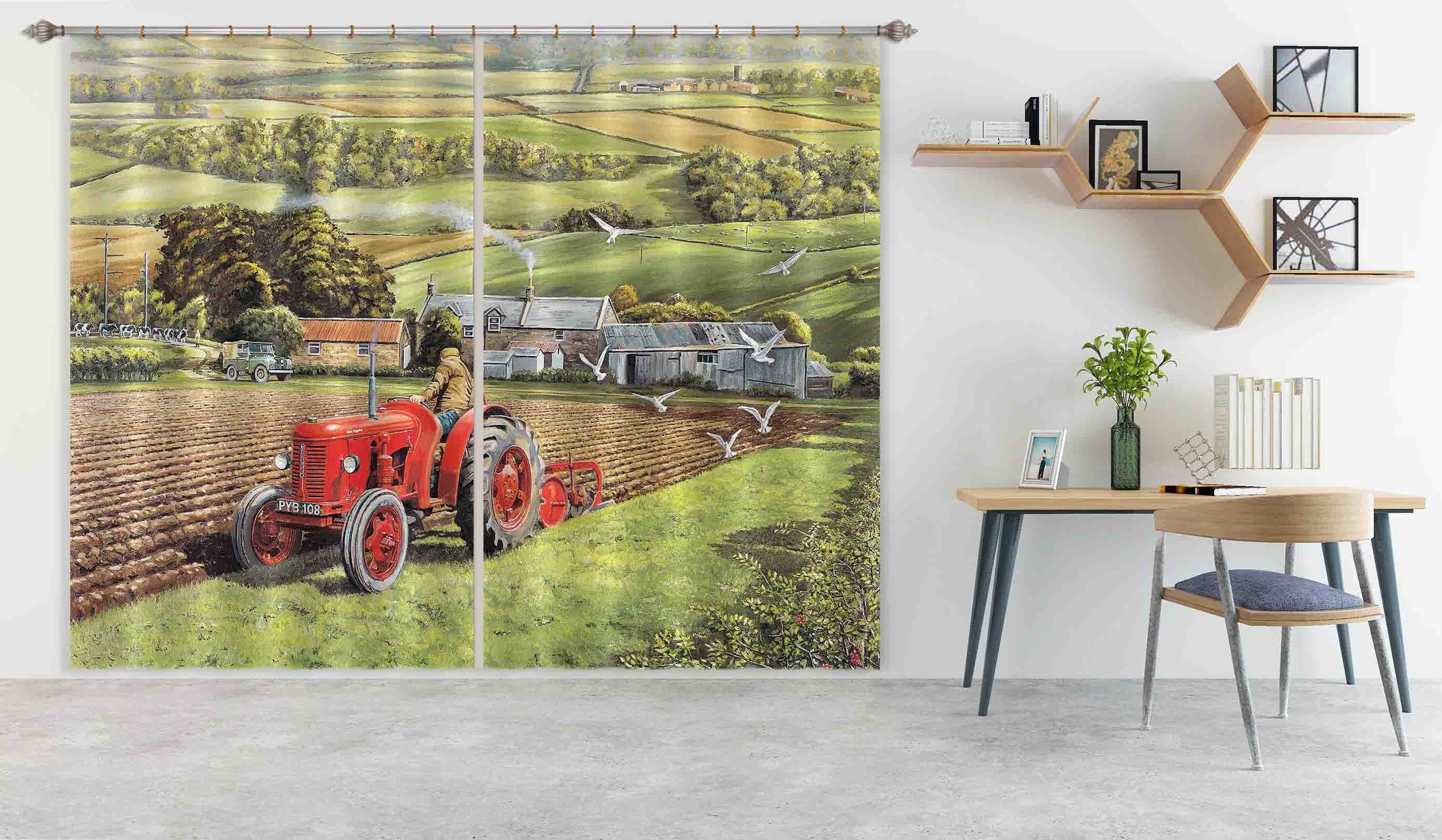 3D Master At Work 078 Trevor Mitchell Curtain Curtains Drapes Curtains AJ Creativity Home 