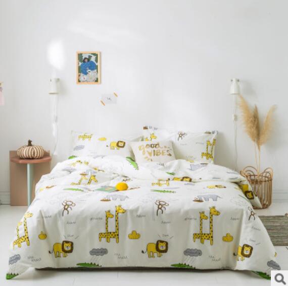 3D Yellow Giraffe 14173 Bed Pillowcases Quilt