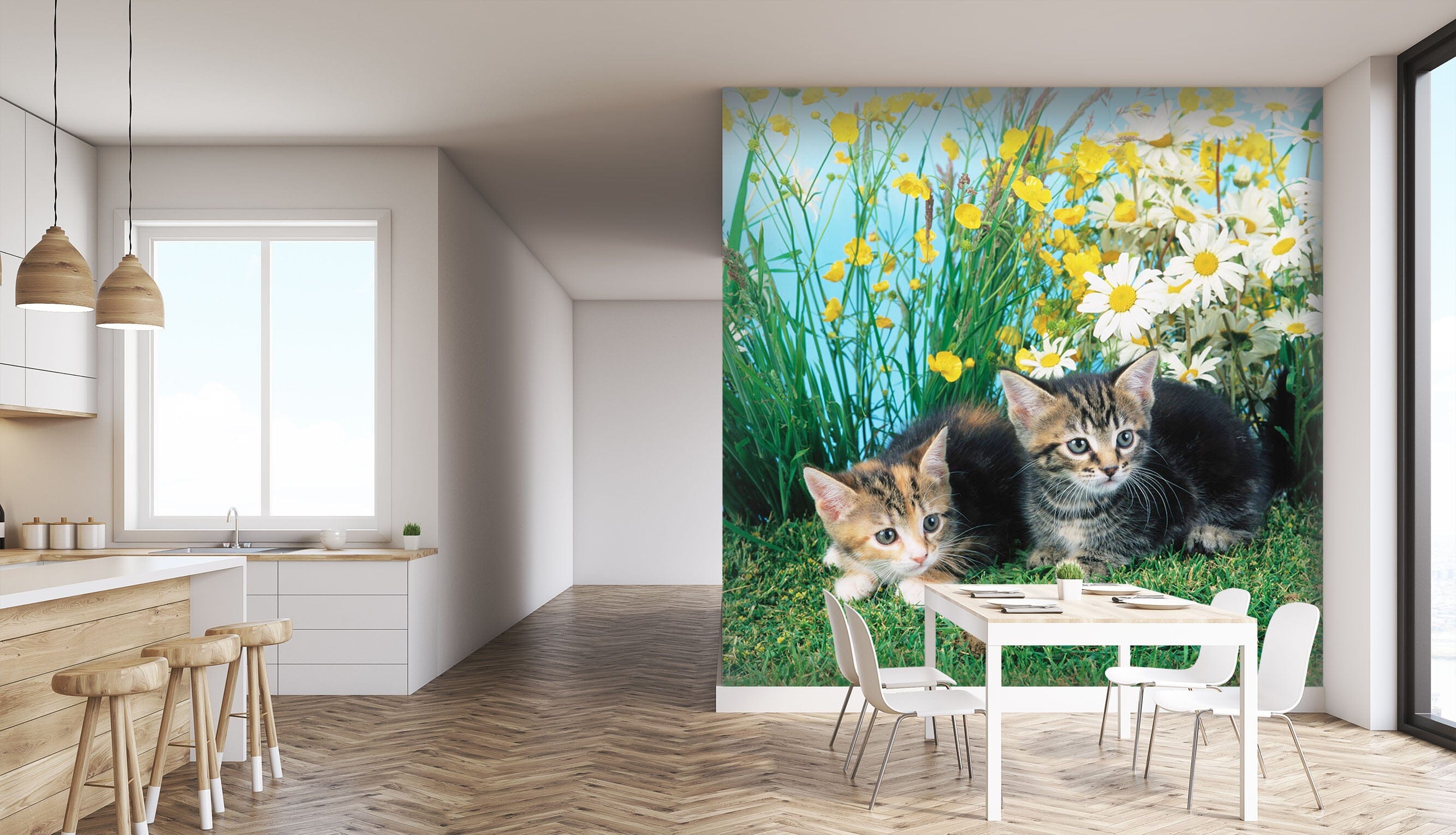 3D Kitten Cub 170 Wall Murals Wallpaper AJ Wallpaper 2 