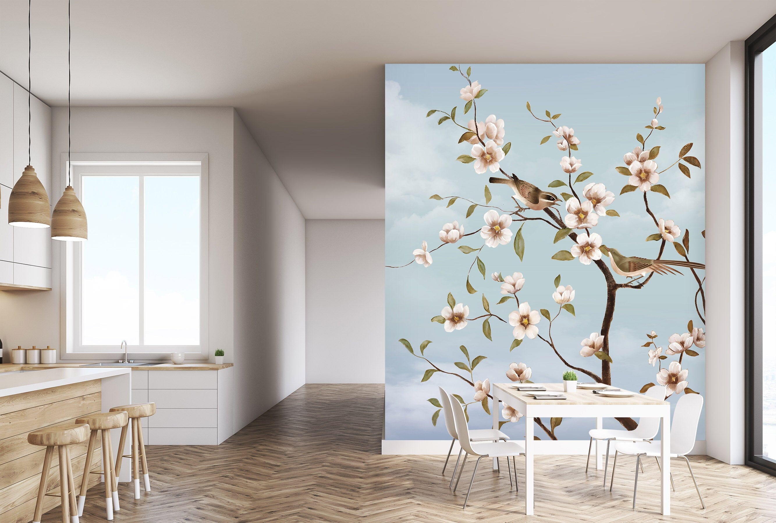 3D Spring Flowers 1809 Wall Murals Wallpaper AJ Wallpaper 2 