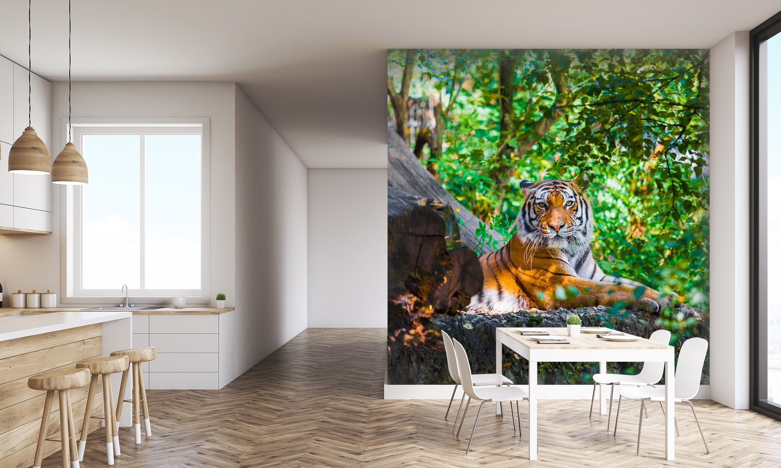 3D Siberian Tiger 343 Wall Murals Wallpaper AJ Wallpaper 2 