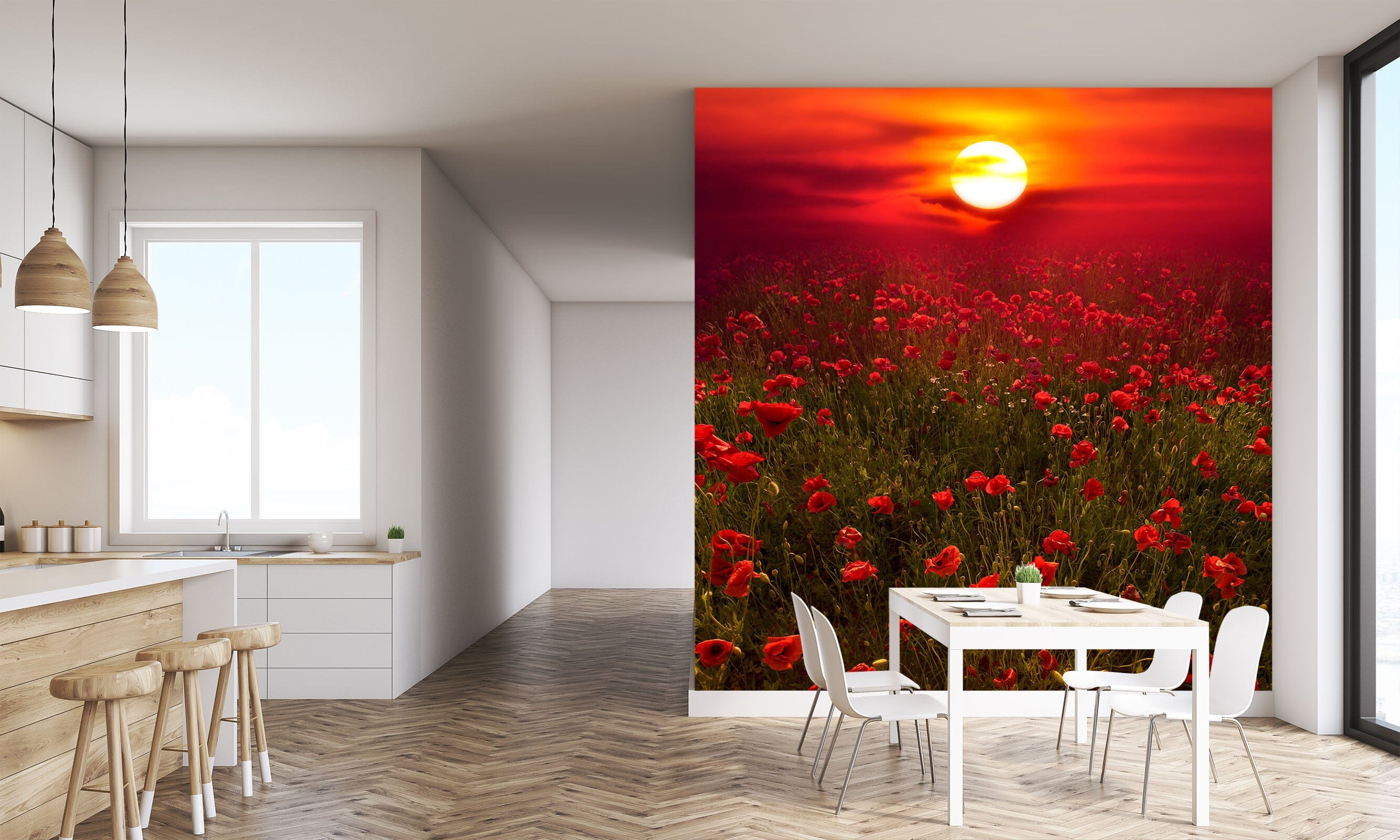 3D Warm Sunset 1460 Marco Carmassi Wall Mural Wall Murals Wallpaper AJ Wallpaper 2 
