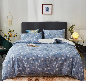 3D Dark Blue Pattern 20056 Bed Pillowcases Quilt