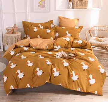 3D Duck Pattern 30197 Bed Pillowcases Quilt