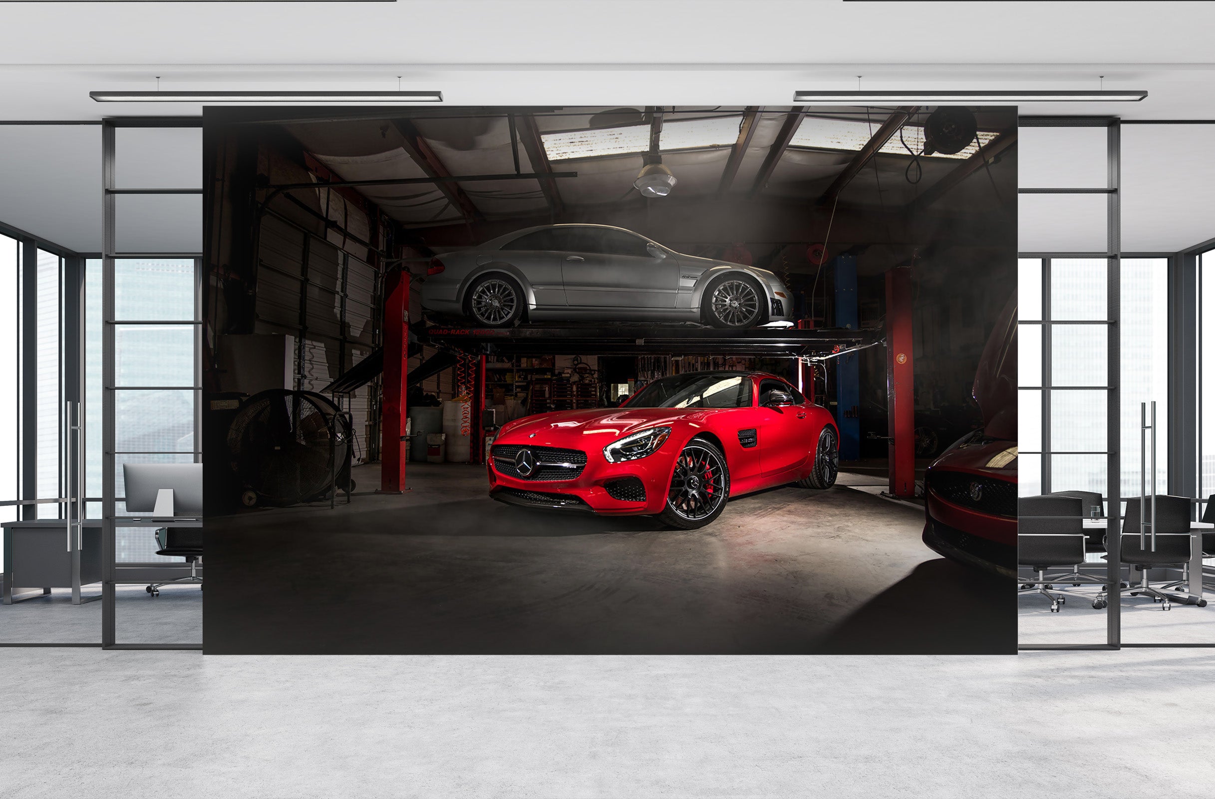 3D Parking Room 276 Vehicle Wall Murals