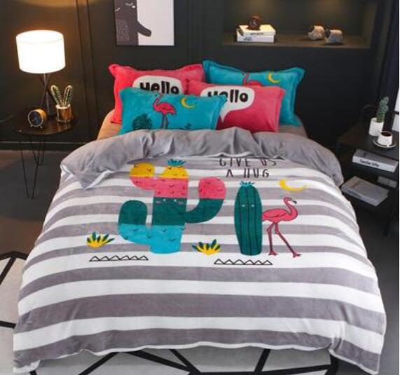3D Cactus 17012 Bed Pillowcases Quilt