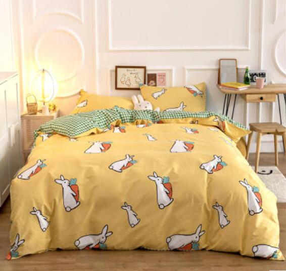 3D Rabbit Carrot 50109 Bed Pillowcases Quilt