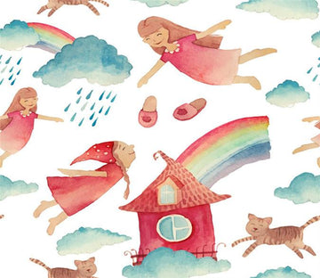 3D Rainbow Rainy 29 Wallpaper AJ Wallpaper 