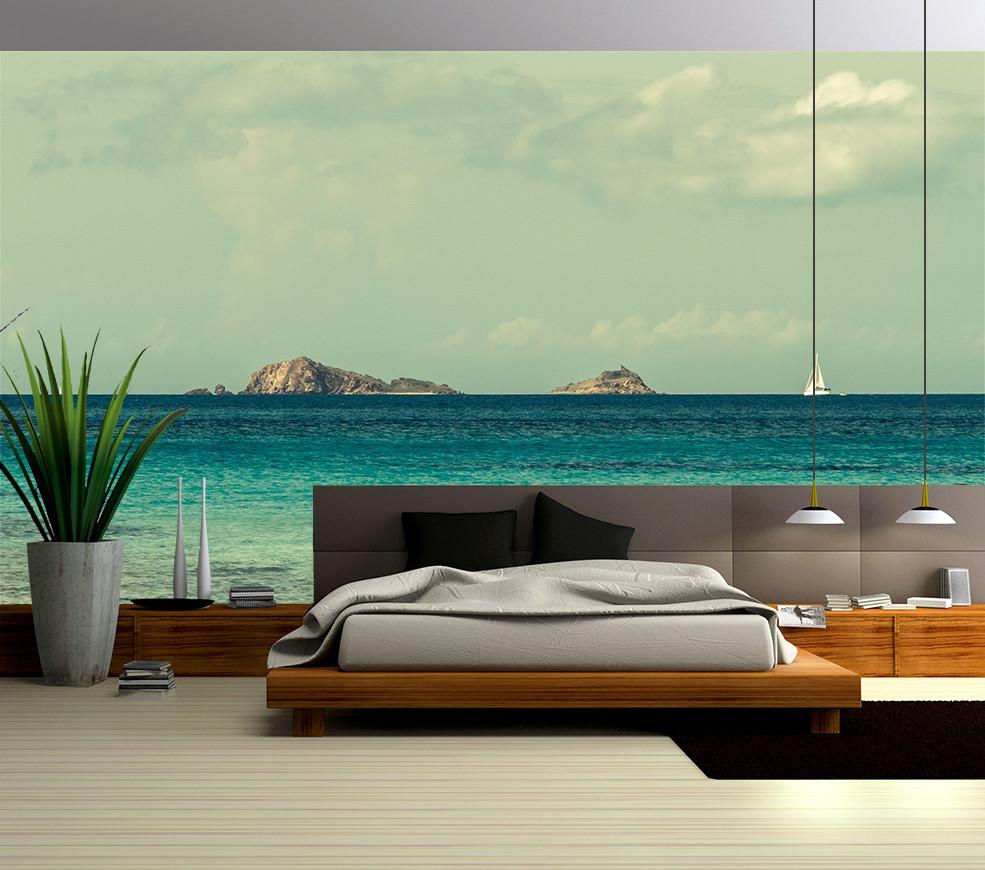 3D Blue Sky Ocean Beach 35 Wallpaper AJ Wallpaper 2 