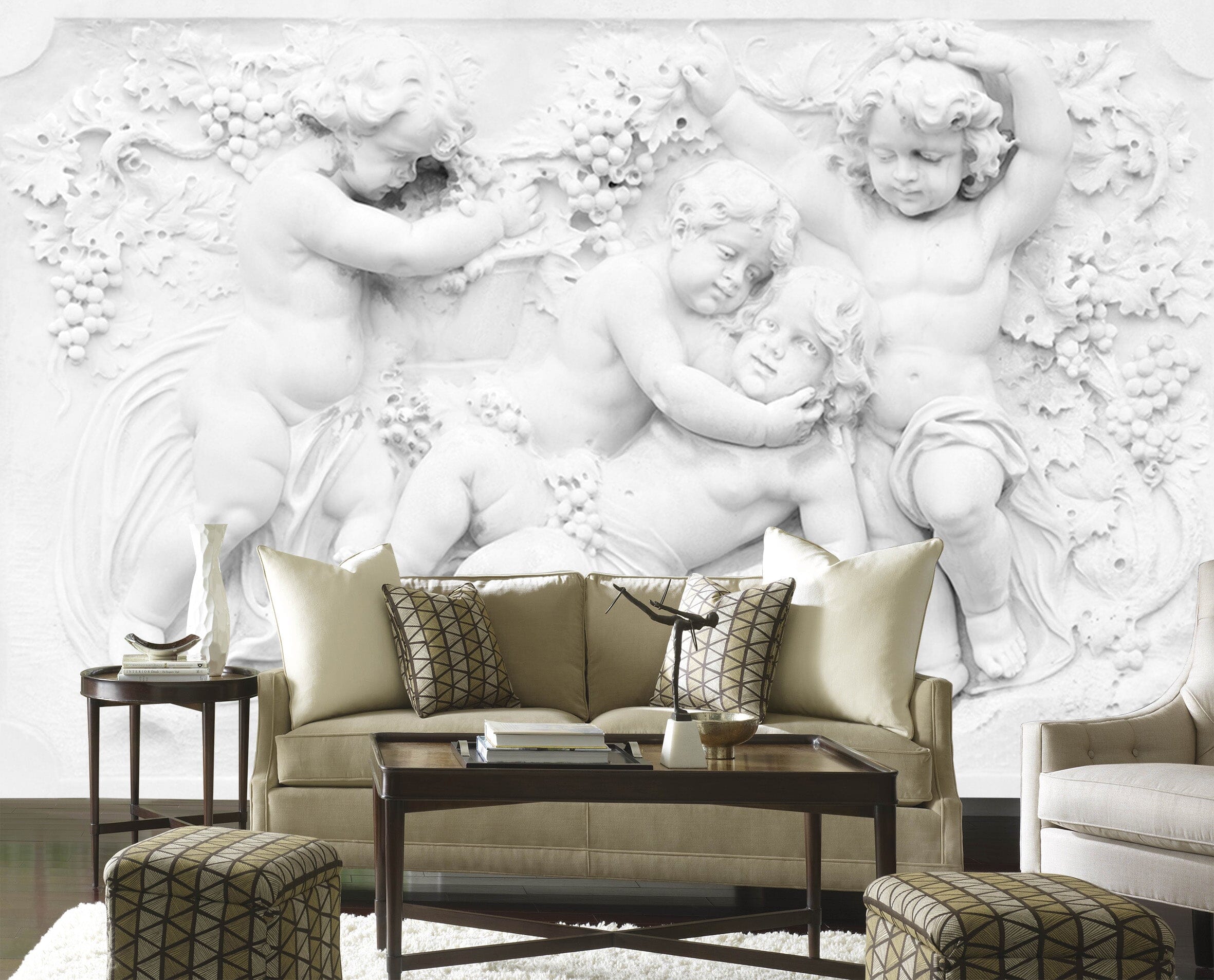 3D Carving Children 1546 Wall Murals Wallpaper AJ Wallpaper 2 