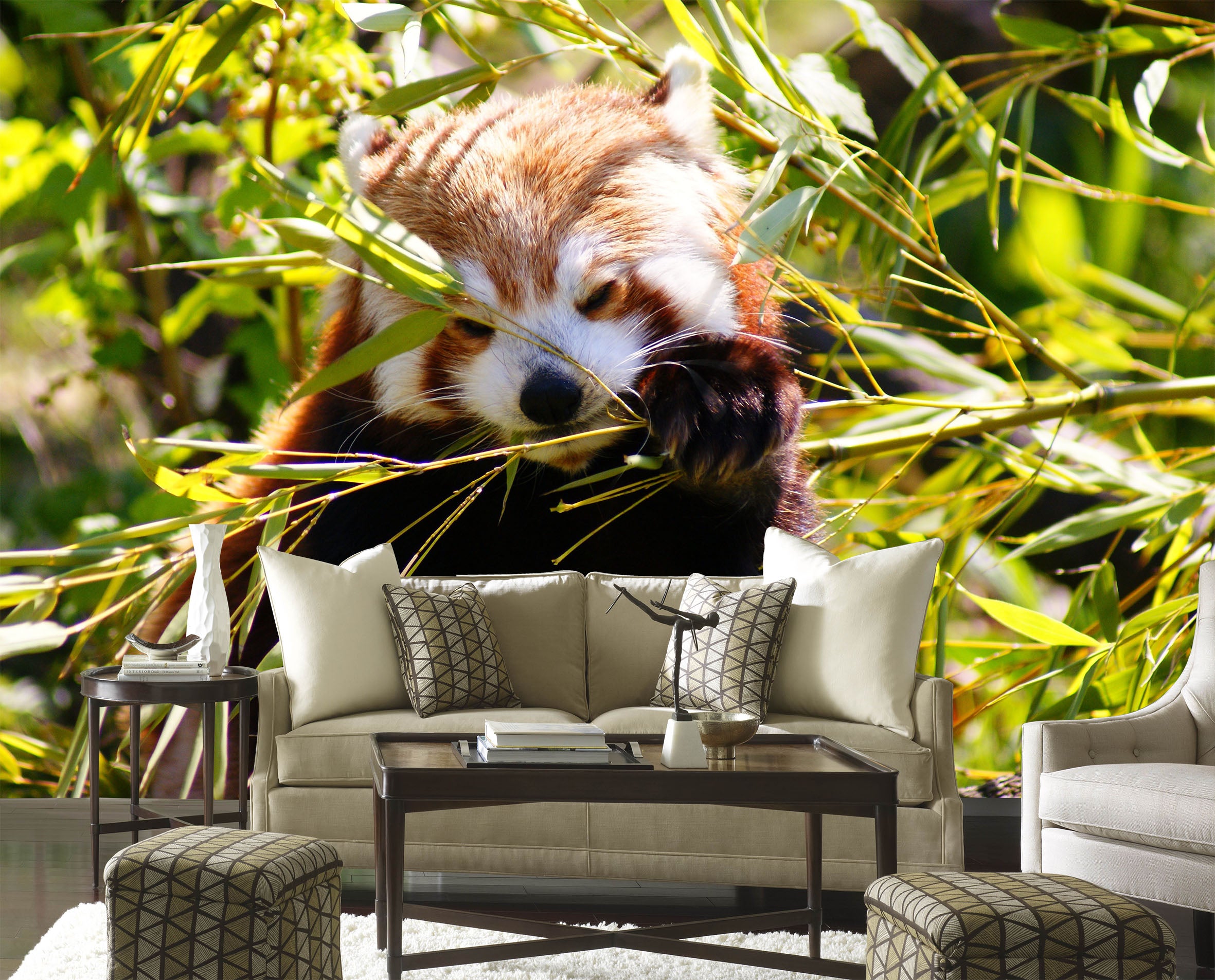 3D Little Panda 057 Wall Murals Wallpaper AJ Wallpaper 2 