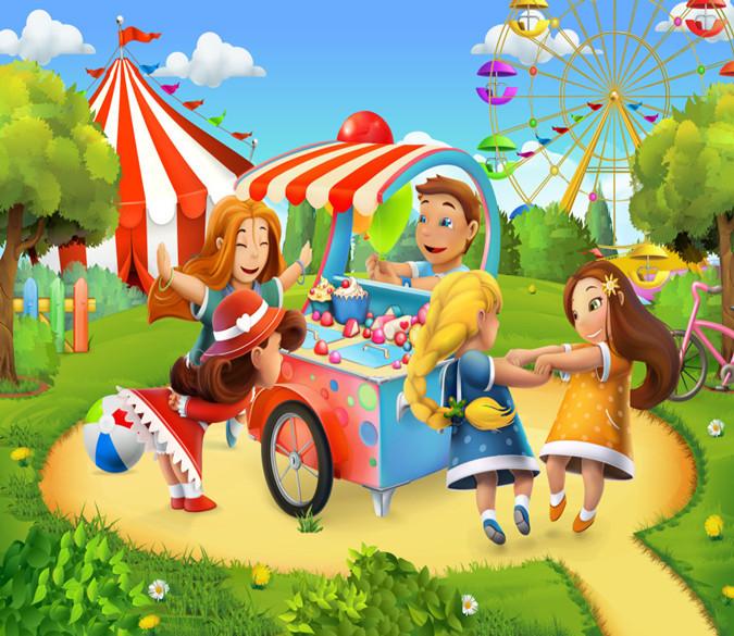 3D Children Playground 67 Wallpaper AJ Wallpaper 