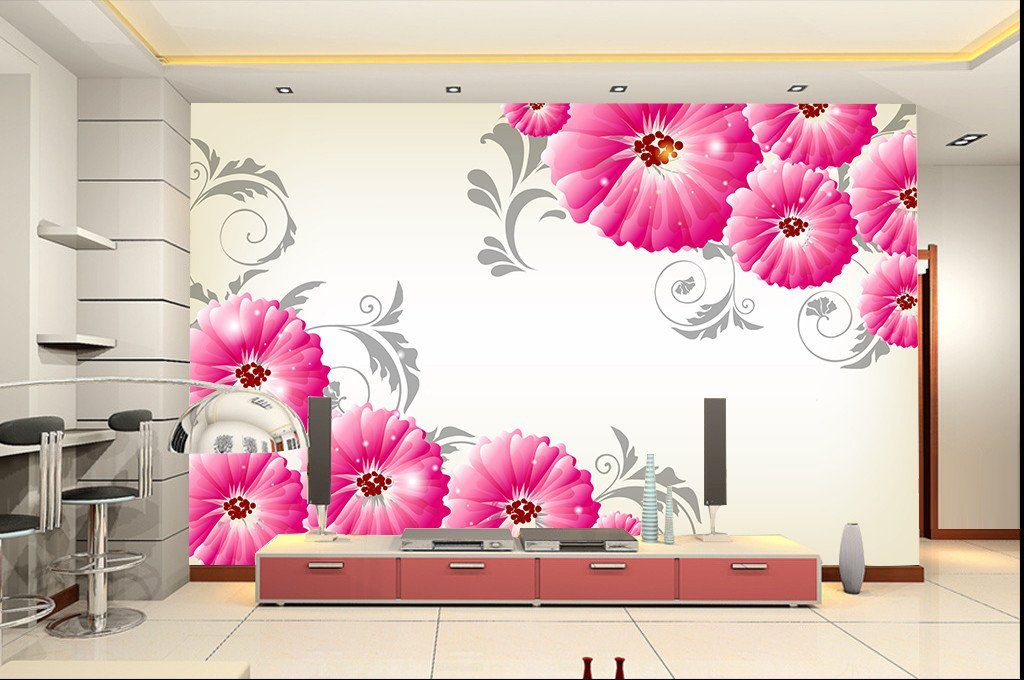 3D Purple Chrysanthemum 2 Wallpaper AJ Wallpapers 