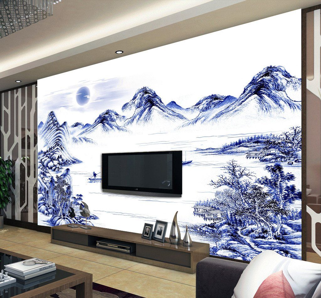 3D Painting Hill Sun 561 Wallpaper AJ Wallpapers 