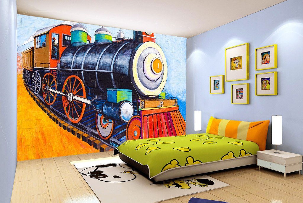 3D Train Cartoon 253 Wallpaper AJ Wallpaper 