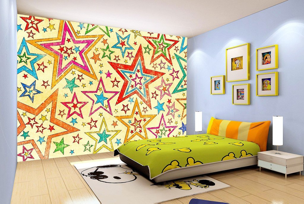 3D Graffiti Stars 232 Wallpaper AJ Wallpaper 