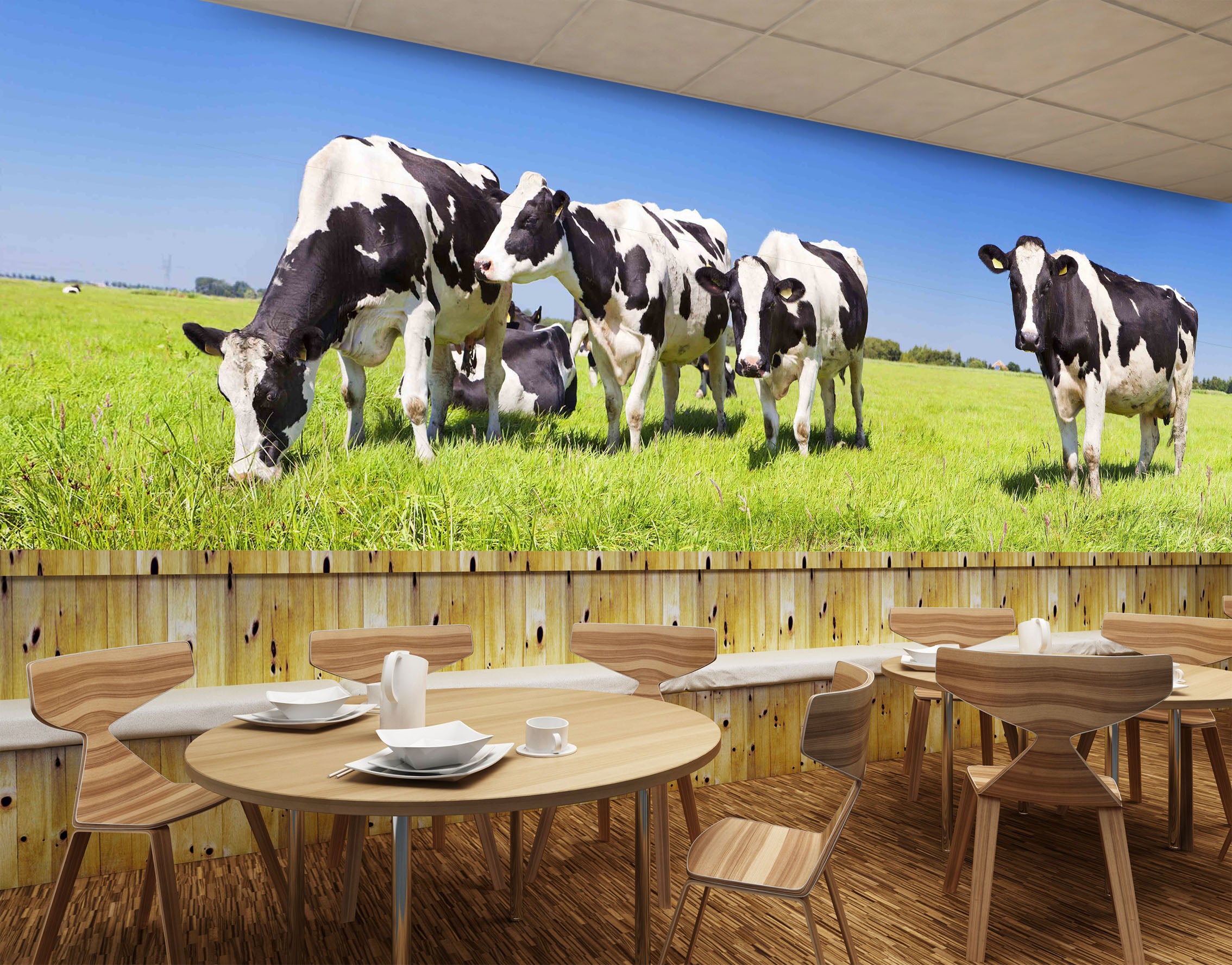 3D Cattle Ranch 167 Wall Murals