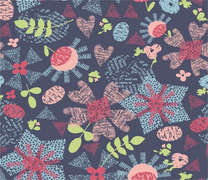 3D Flowers Pattern 035 Wallpaper AJ Wallpaper 