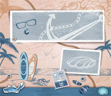 3D Beach Coconut Tree 036 Wallpaper AJ Wallpaper 