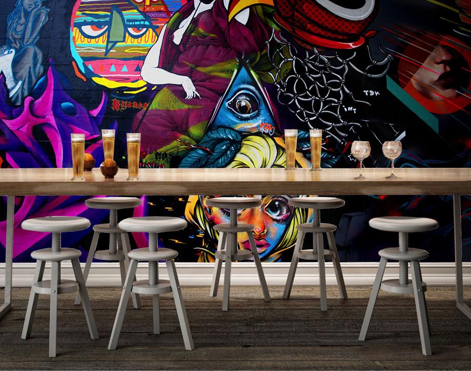 3D Graffiti Girl 291 Wallpaper AJ Wallpaper 