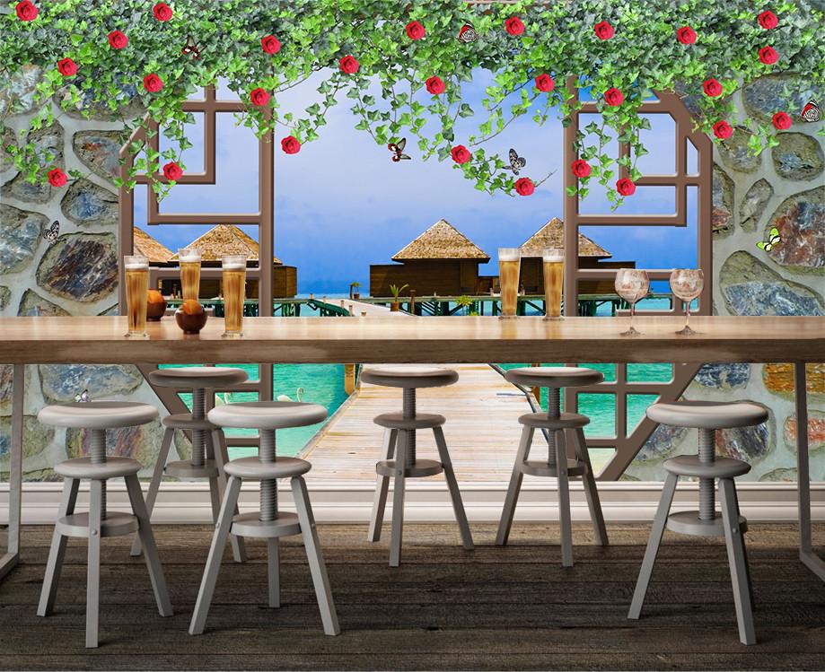 3D Sea Bridge Pavilion 56 Wallpaper AJ Wallpaper 