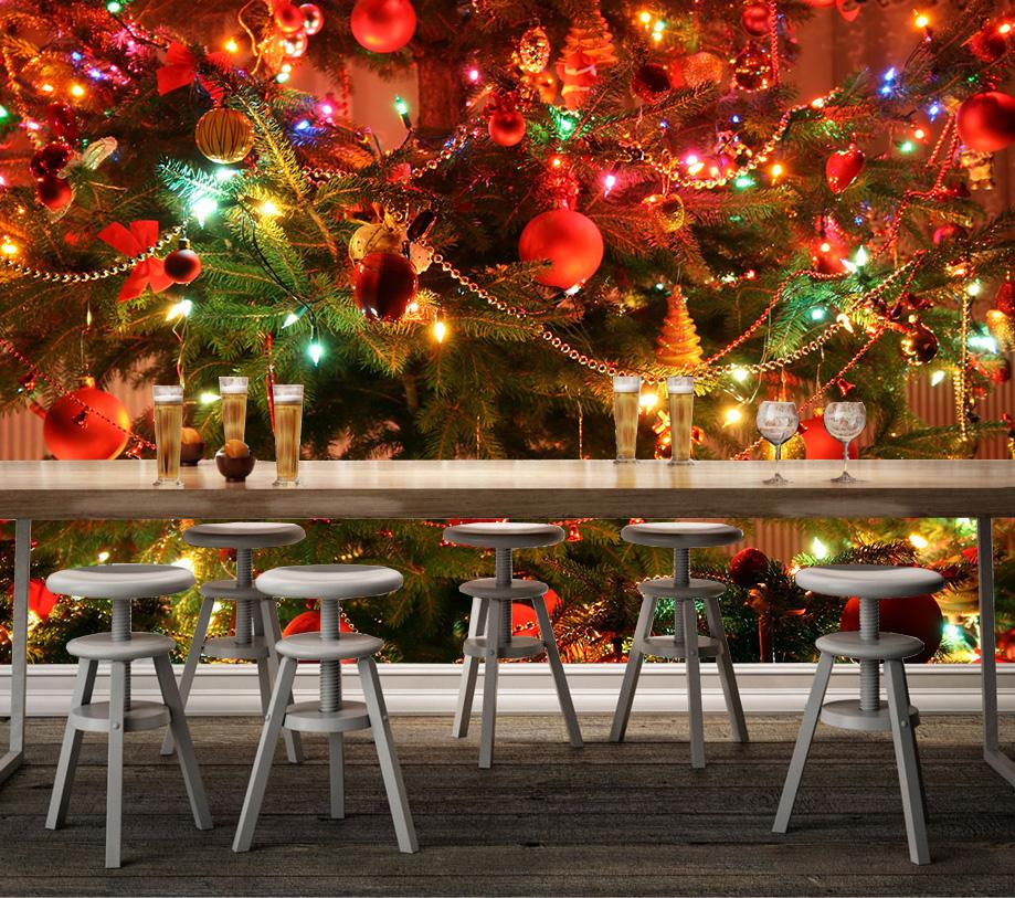 3D Christmas Sparkling Ornaments 157 Wallpaper AJ Wallpaper 