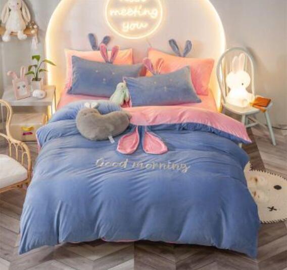 3D Blue 17047 Bed Pillowcases Quilt