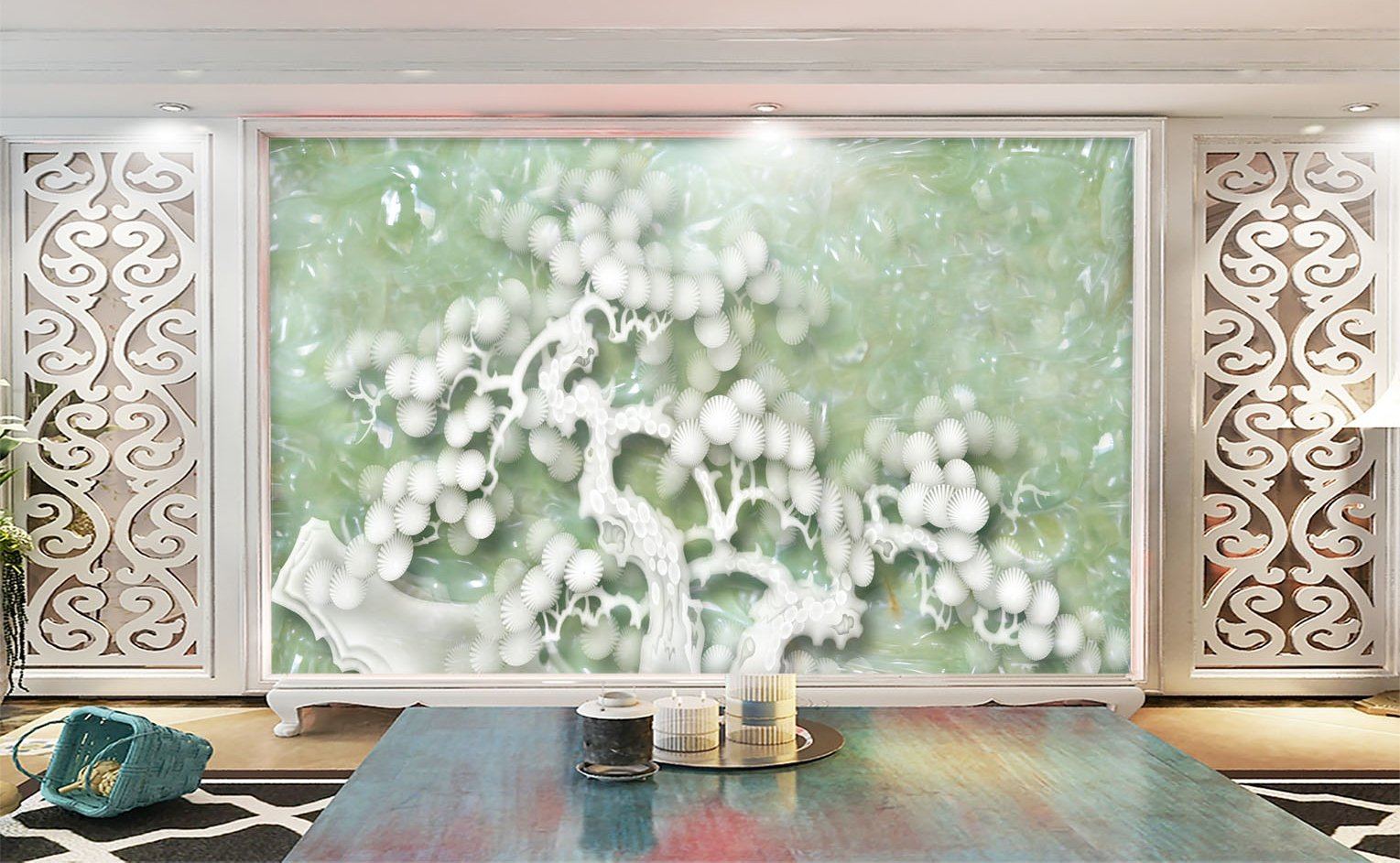 3D Jade Tree 327 Wallpaper AJ Wallpaper 
