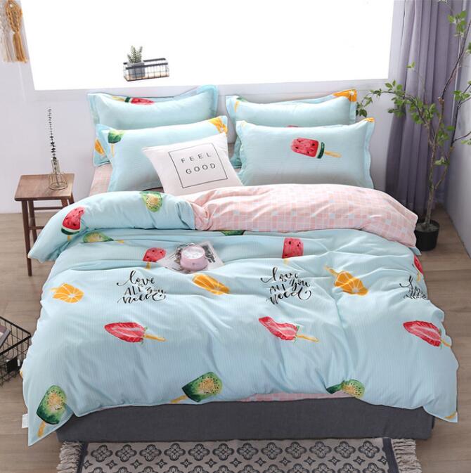 3D Kiwi Strawberry Popsicles 13076 Bed Pillowcases Quilt