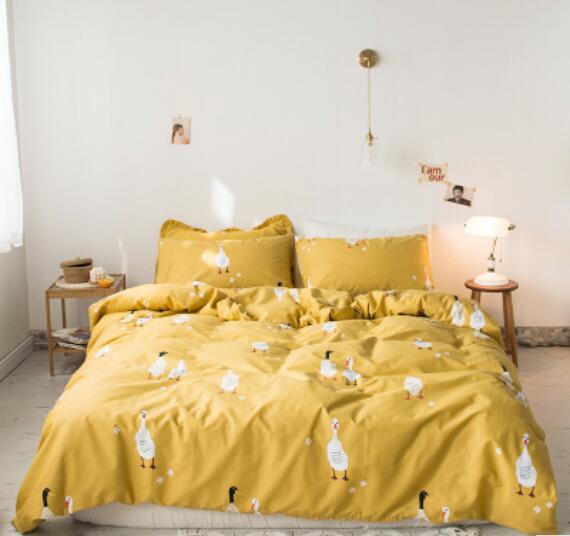 3D Yellow Duck 30157 Bed Pillowcases Quilt