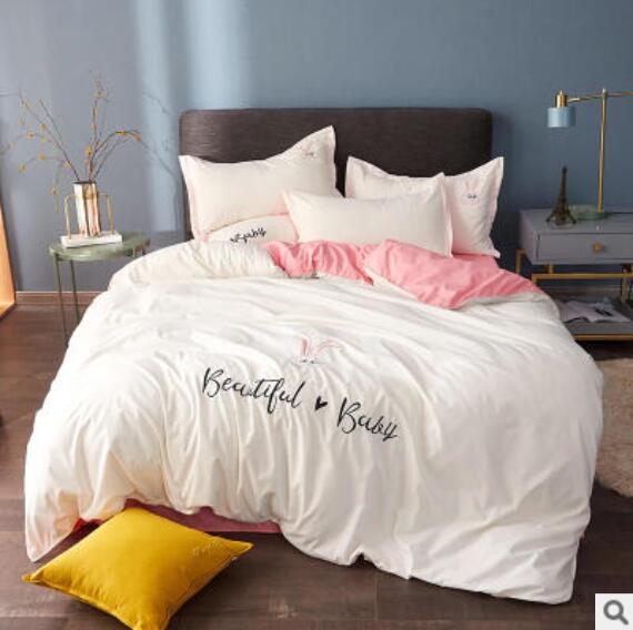 3D White 50040 Bed Pillowcases Quilt