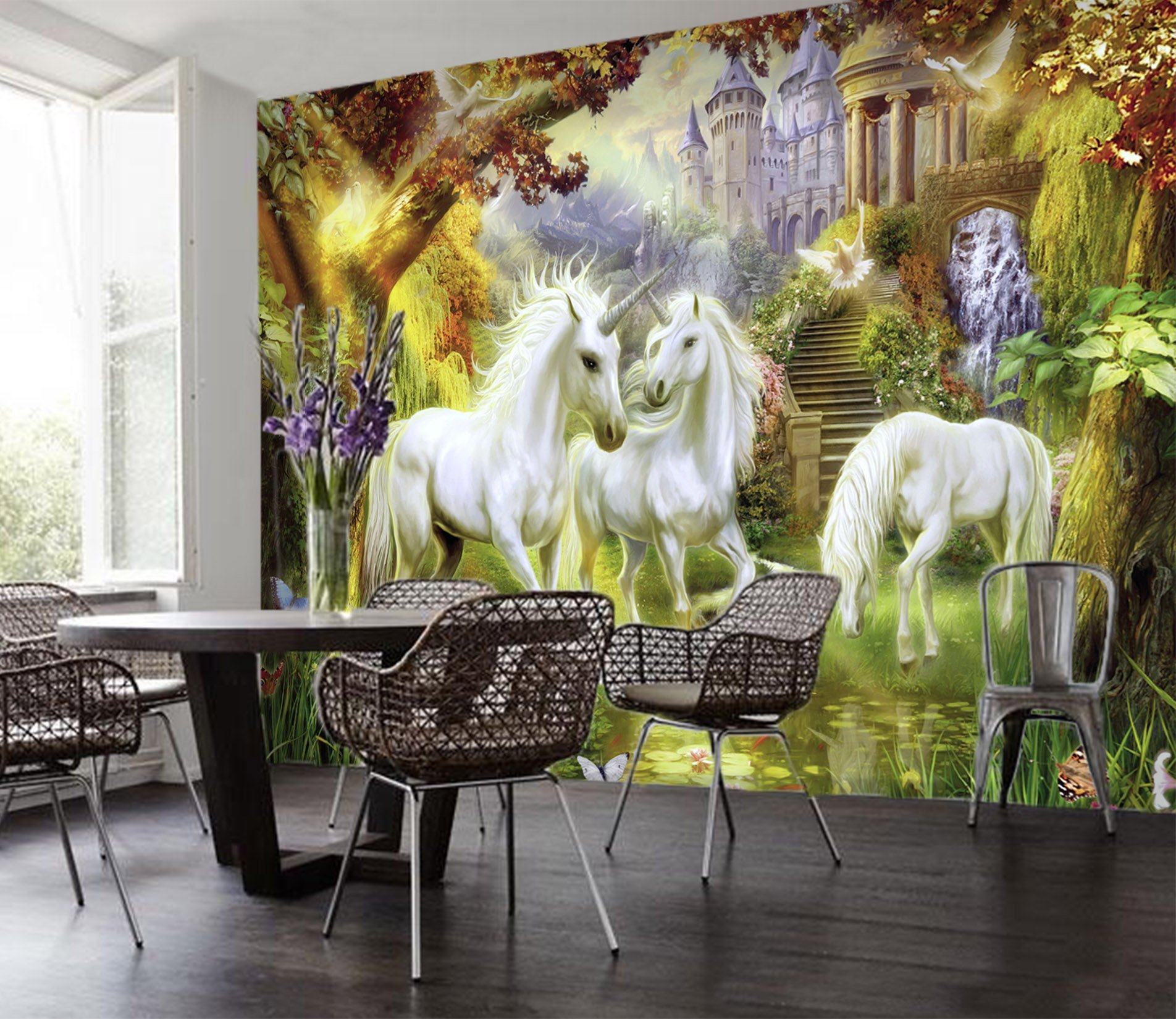 3D Beautiful Unicorn 111 Wallpaper AJ Wallpaper 