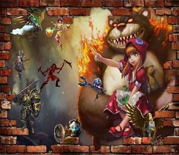 3D Red Cat Girl 046 Wallpaper AJ Wallpaper 