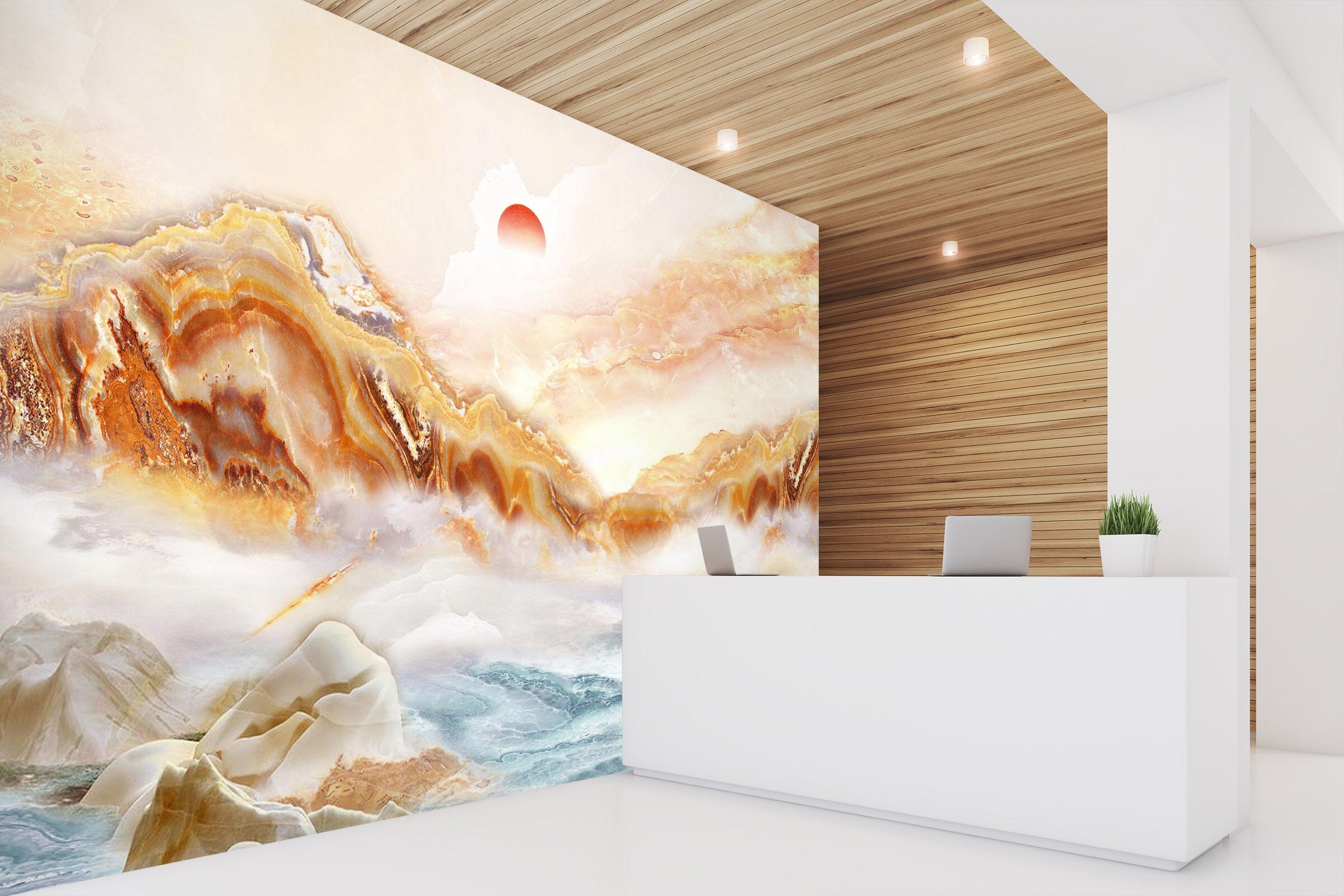 3D Sunrise Alpine 1501 Wall Murals Wallpaper AJ Wallpaper 2 
