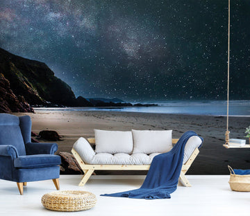 3D Beach Cliff Evening 669 Wallpaper AJ Wallpaper 