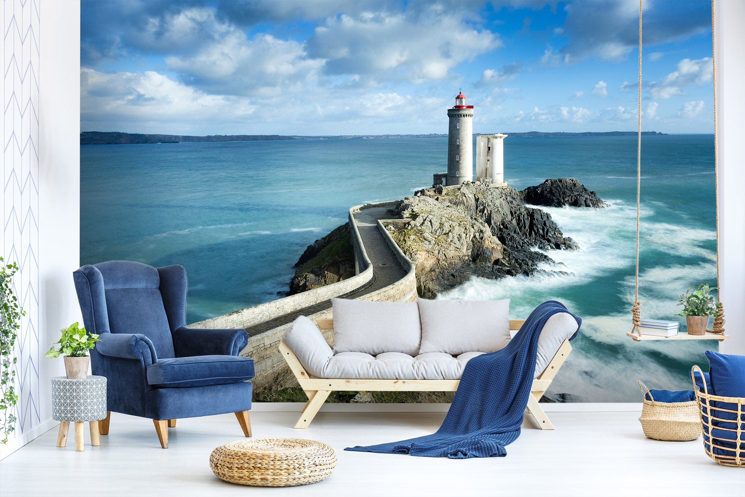 3D Sea Lighthouse 44 Wall Murals Wallpaper AJ Wallpaper 2 