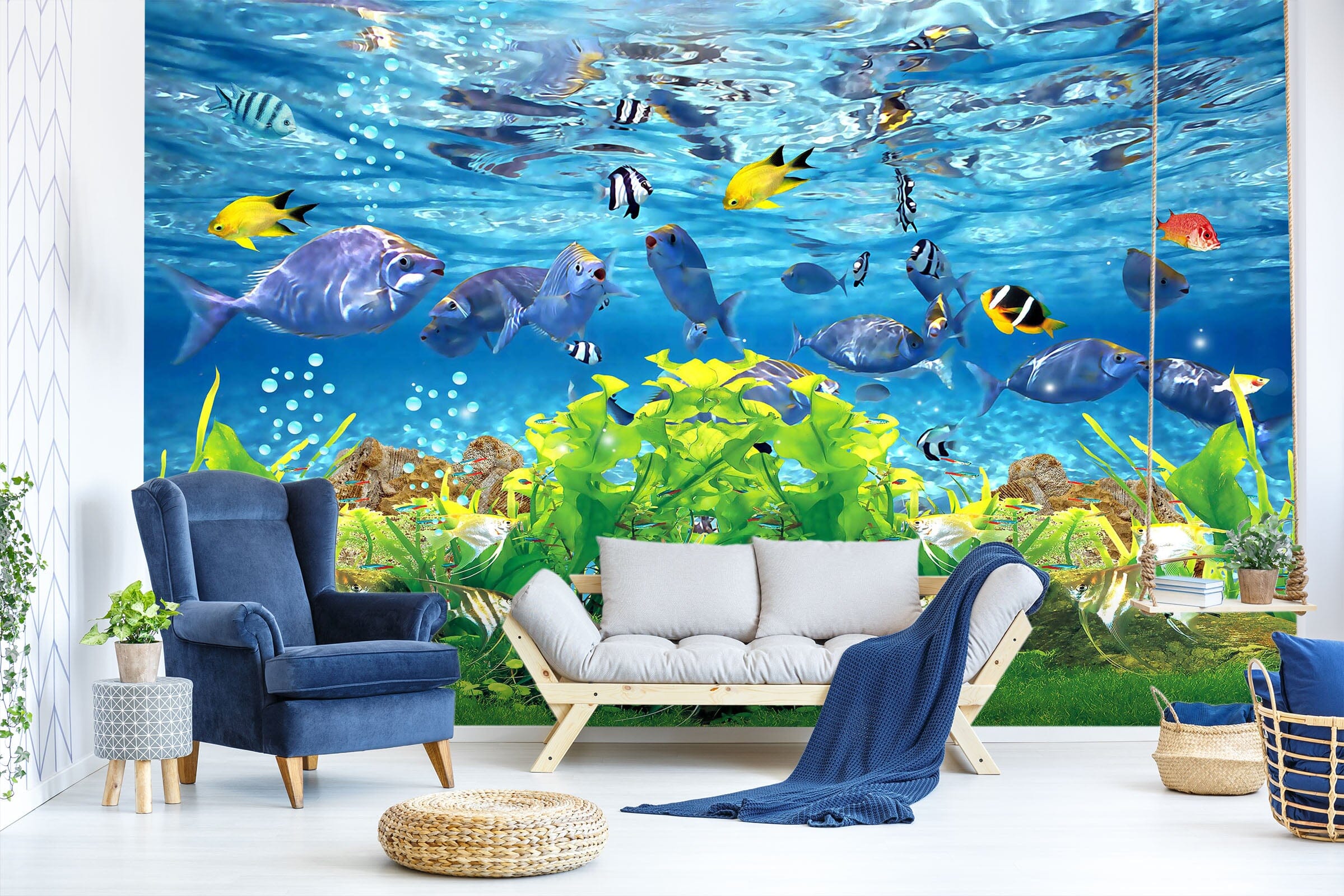 3D The Underwater World 1422 Wall Murals Wallpaper AJ Wallpaper 2 