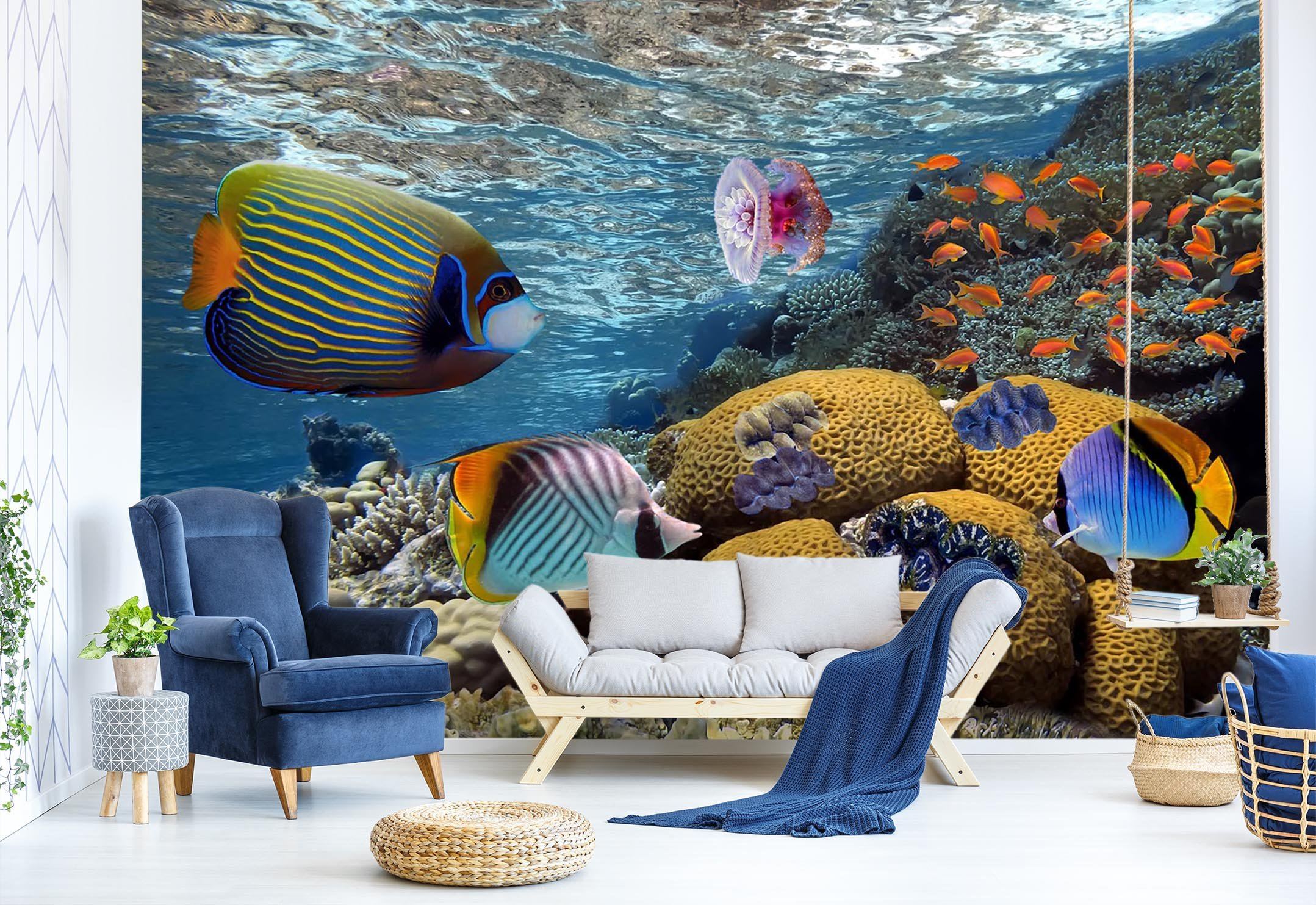 3D Submarine Fish 641 Wallpaper AJ Wallpaper 2 