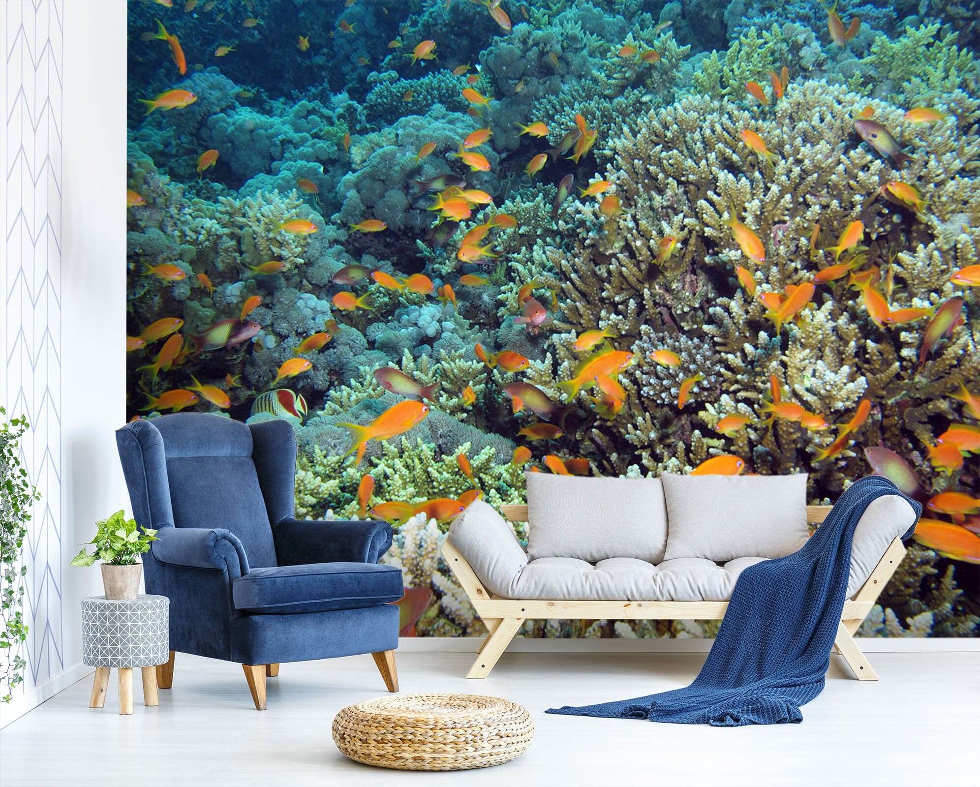 3D Underwater Fish 194 Wall Murals Wallpaper AJ Wallpaper 2 