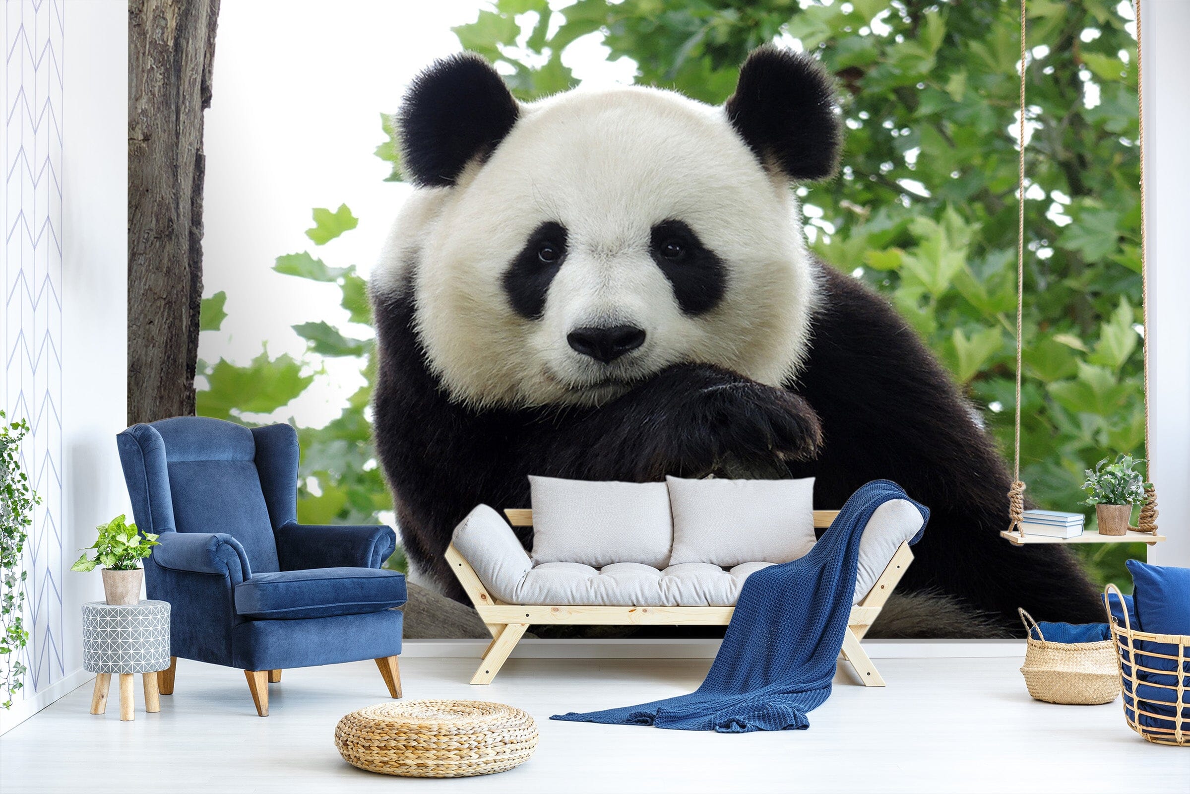 3D Panda Forest 342 Wall Murals Wallpaper AJ Wallpaper 2 