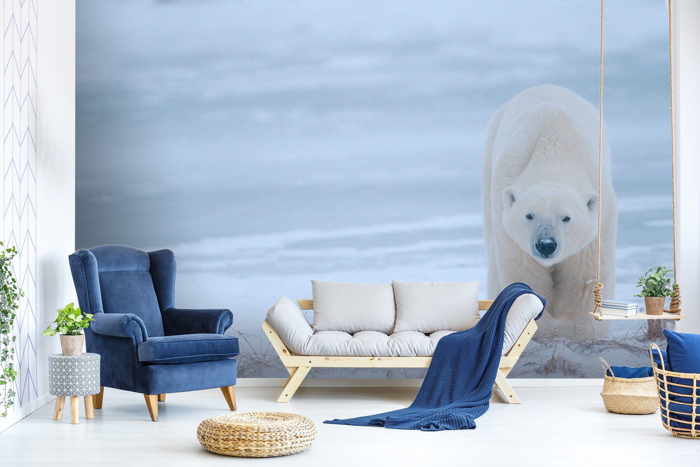 3D Polar Bear 306 Wall Murals Wallpaper AJ Wallpaper 2 