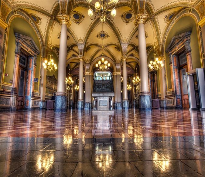 3D Gold Palace Hall 637 Wallpaper AJ Wallpaper 